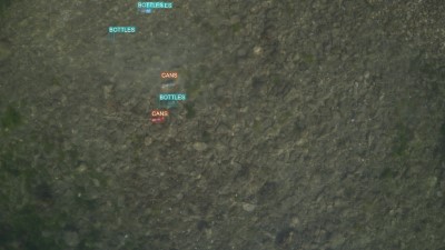 Drone image of seafloor litter, half-size preview