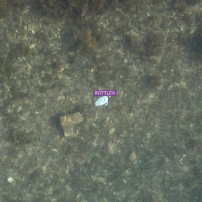 640x640 annotation patch of seafloor litter, curated subset