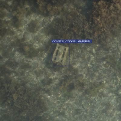 640x640 annotation patch of seafloor litter, curated subset
